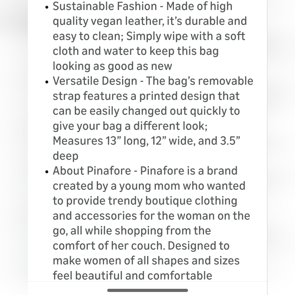 Vegan Leather Crossbody Bag with Camo Strap - Picture 9 of 9